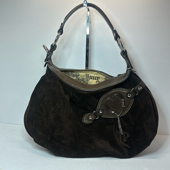 Juicy Couture Handbags - Y2K Juicy Couture Brown leather and suede shoulder bag 🤩